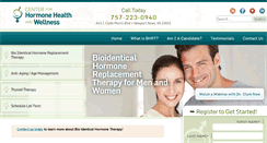 Desktop Screenshot of centerforhormonehealthandwellness.com